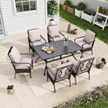 MFSTUDIO 7 Piece Outdoor Dining Sets by MFSTUDIO