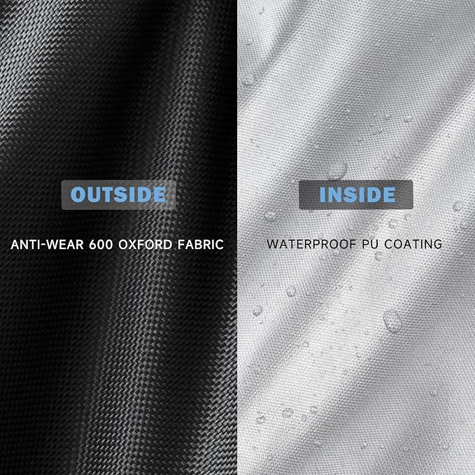 Grill Cover for Megamaster 2-Burner Tabletop Grill, Protective Barbeque Grill - Image 3