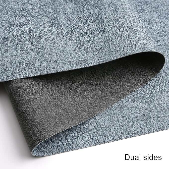 Table Runners 72 Inches Long, Dual-Sided Faux Leather Farmhouse Table Runner - Image 2