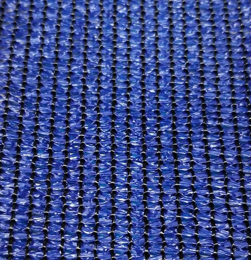10 Ft. x 50 Ft. Blue Privacy Shade Mesh Tarp - Image 2