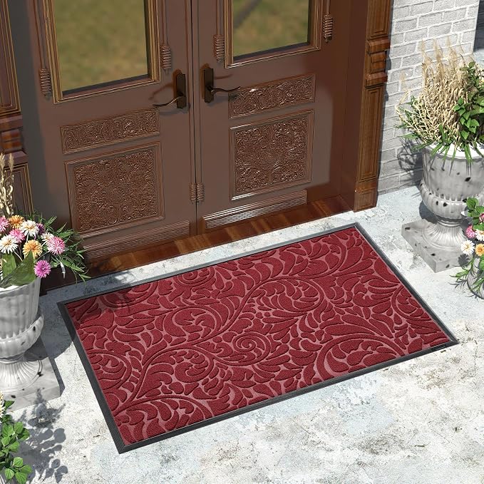 Yimobra Large Door Mat Outside Entrance 47x32, Waterproof Sturdy Outdoor Mats by Yimobra