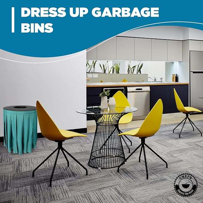 Black Trash Can Topper Cover - Image 7