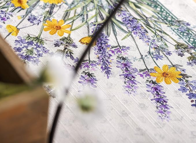 Maison d' Hermine Table Cloth Rectangle Table 100% Cotton 60 x 108 Inches - Image 9