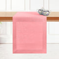 D'Moksha Homes Linen Dusty Pink Table Runner 120 Inches Long by DMokshaHomes