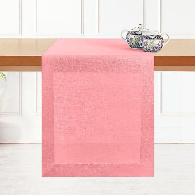 D'Moksha Homes Linen Table Runner 54 Inches by DMokshaHomes