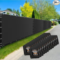 Xpose Safety Privacy Fence Screen 5’ x 50’ – Heavy Duty Black Mesh by XposeSafety