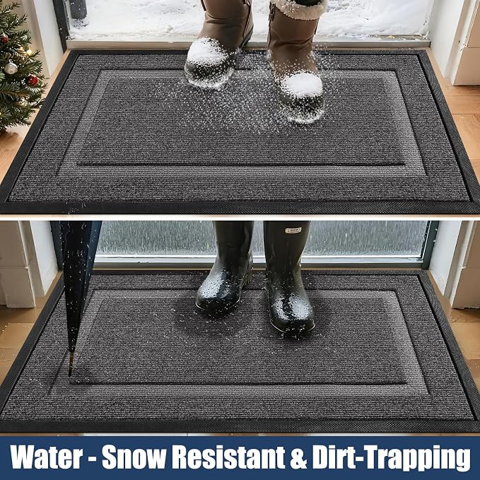 Extra Large Front Door Mat Outside Entrance Indoor Doormat, Outdoor Door Mats - Image 3