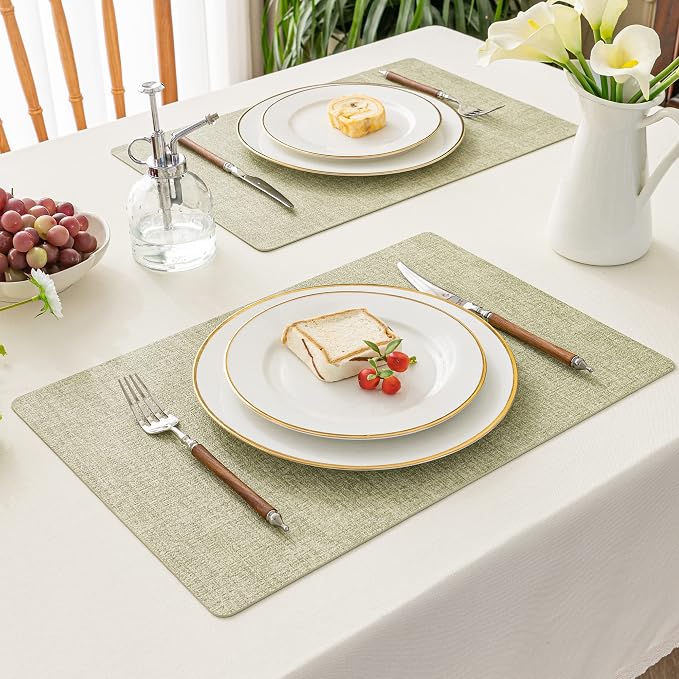 Romanstile Vinyl Placemats Set of 4-12 X 17 Inch - Image 8