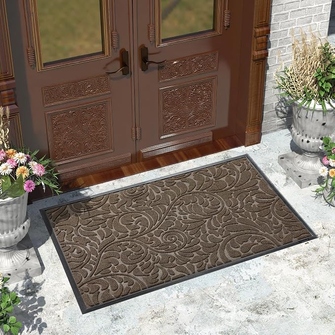 Yimobra Large Door Mat Outside Entrance 47x32, Waterproof Sturdy Outdoor Mats by Yimobra