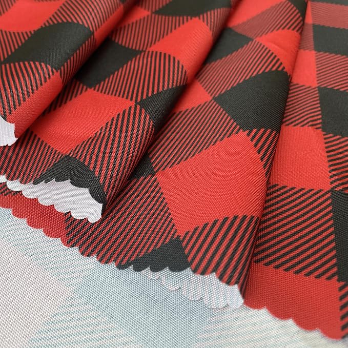 Classic Gingham Buffalo Tablecloth Fabric - Image 2