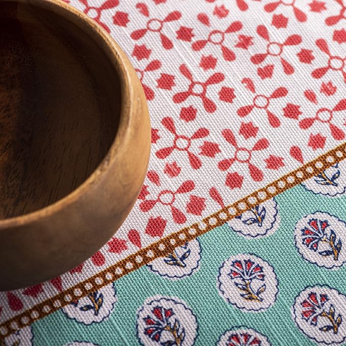 Maison d' Hermine Table Cloth Square Table 100% Cotton 54 x 54 Inches - Image 9