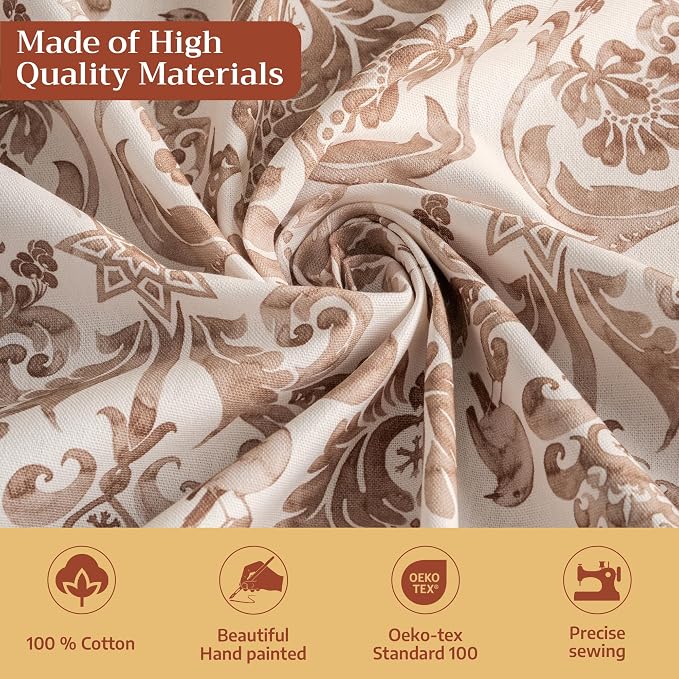 Maison d' Hermine Table Cloth Rectangle Table 100% Cotton 60 x 90 Inches Fall - Image 3