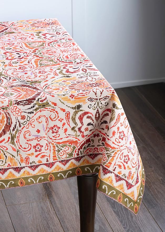Maison d' Hermine Table Cloth Square Table 100% Cotton 60 x 60 Inches Fall - Image 7