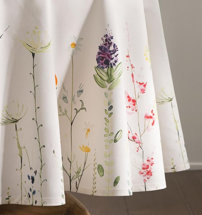Maison d' Hermine Table Cloth Round Table 100% Cotton 69 Inches Tablecloth - Image 7