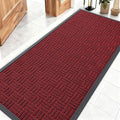 OLANLY Front Door Mat Outside Entrance 59x23, Heavy Duty Sturdy Natural Rubber by OLANLY