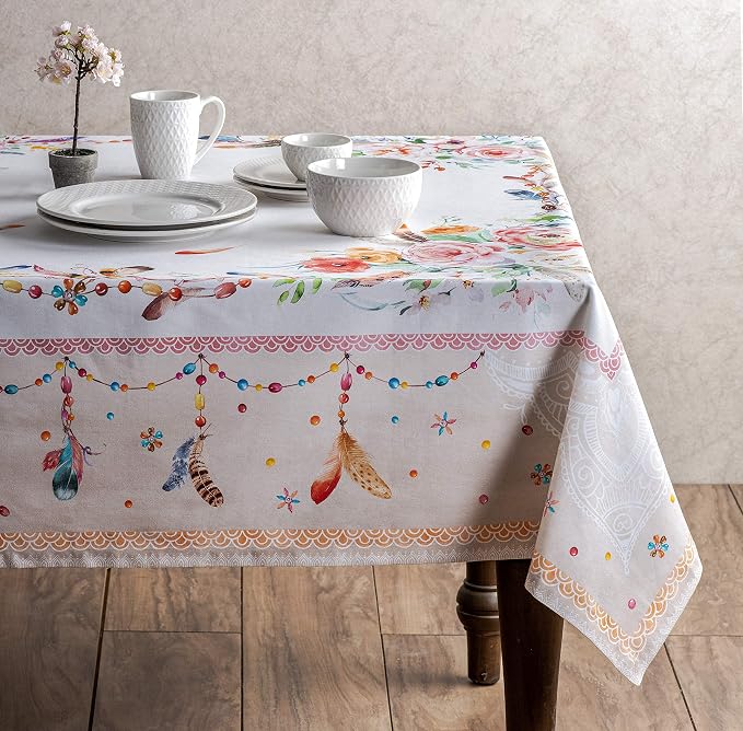 Maison d' Hermine Table Cloth Rectangle Table 100% Cotton 60 x 90 Inches - Image 7