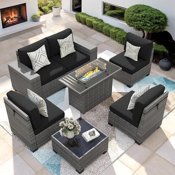 7 Piece Patio Furniture Set by VonzoyHome