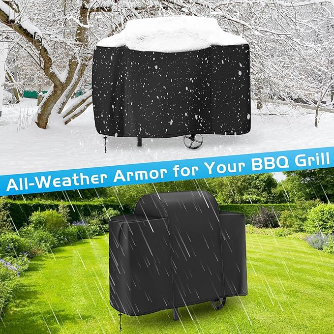 Grill Cover for Pit Boss 440 Deluxe Wood Pellet 440D2 440D 456D 456D3 440TGR1 - Image 6