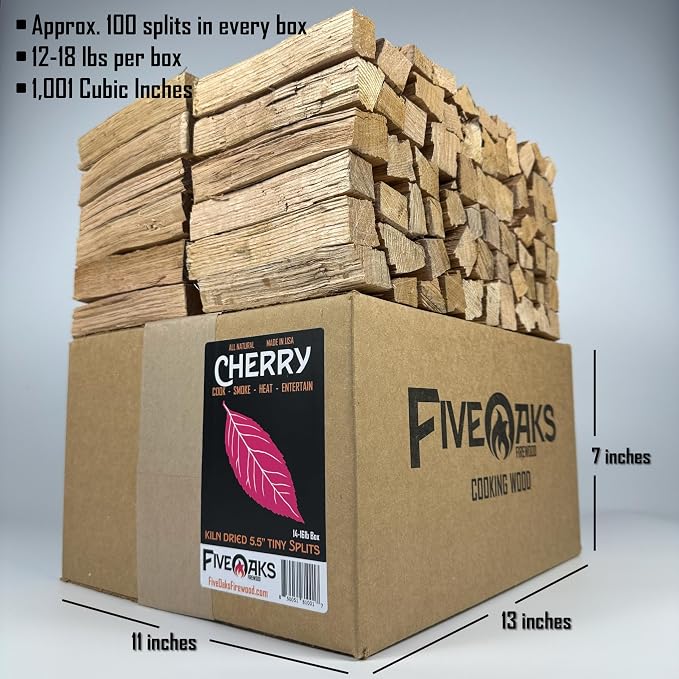 Pizza Oven Wood for Wood Fire Pizza Oven, Mini Cherry Firewood. 5 Inch Cherry - Image 2