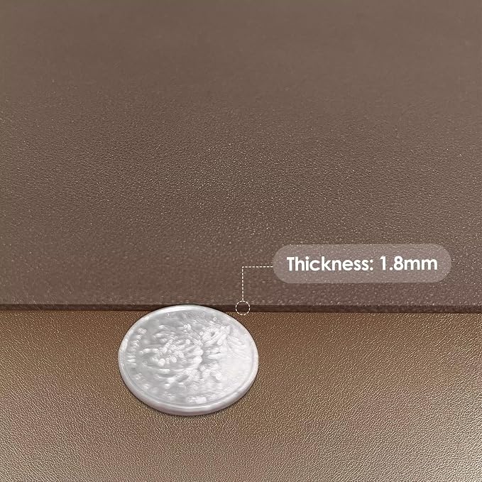 Leather Dresser Cover, 1.8mm Thick, 14x60 Inch, Dresser Protector Top, Dresser - Image 3