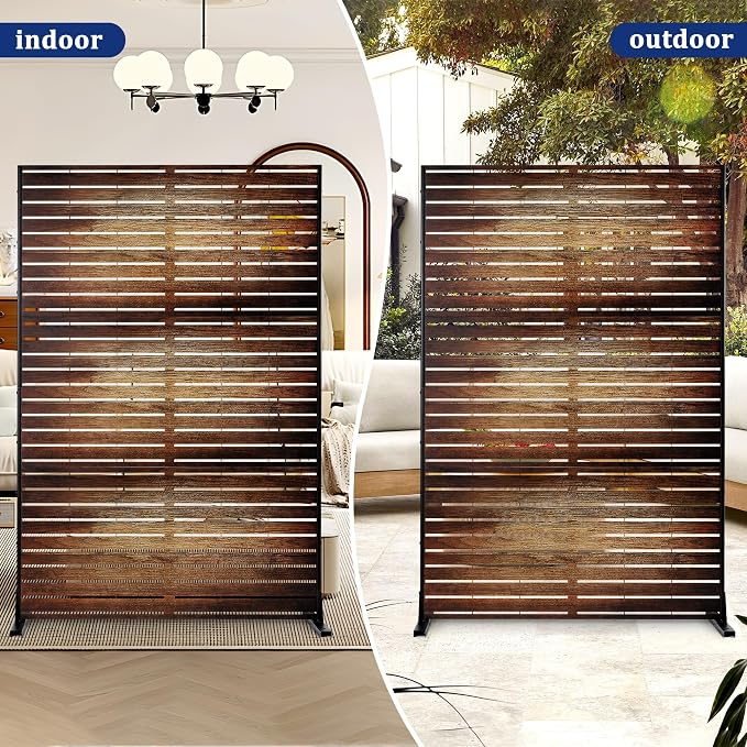FENCY Outdoor Privacy Screen, Freestanding Decorative - Image 6