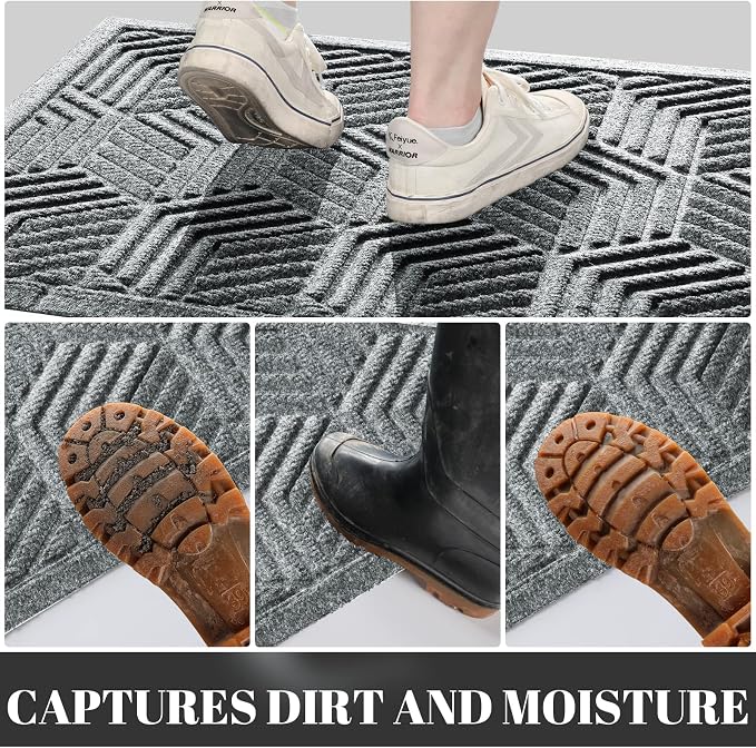 Yimobra Large Door Mat 47x24, All-Season Waterproof Outdoor Mats - Image 7