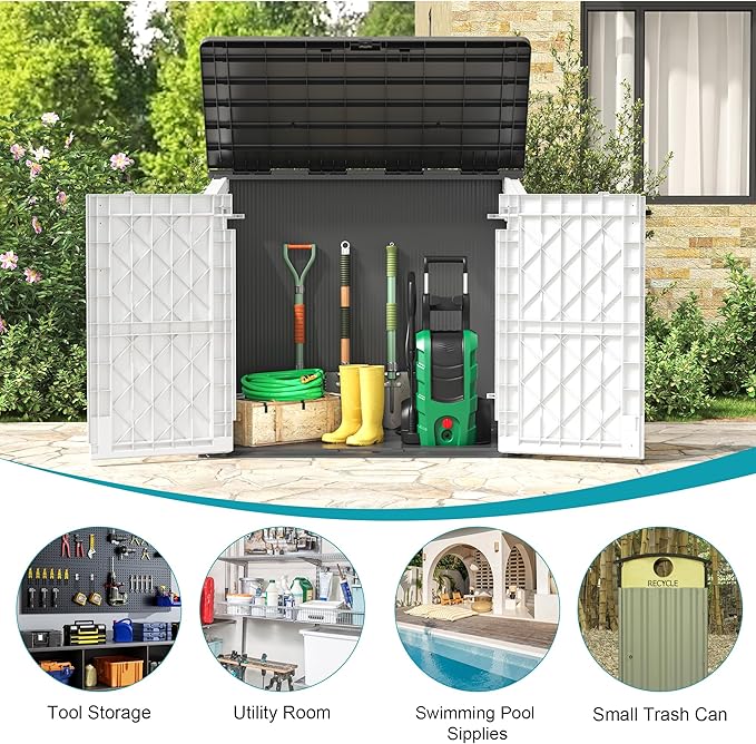 Horizontal Resin Storage Shed 36 Cu Ft - Image 8