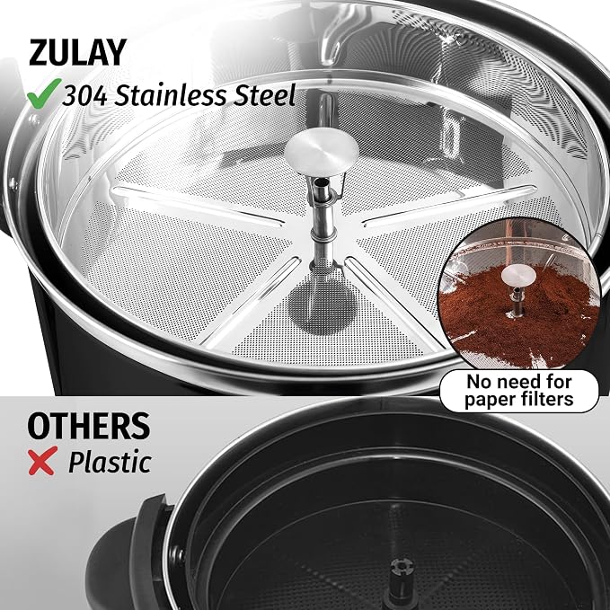 Zulay Kitchen Commercial Grade Coffee Maker Hot Water Urn - Image 3