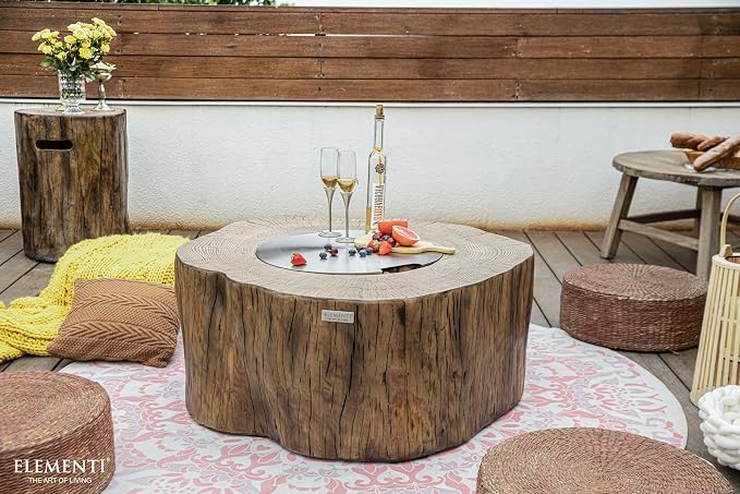All Fire Table Pit Wind Screens and Stainless Steel Buner Lid from ELEMENTI | - Image 4