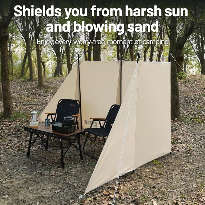 Himalaya Camping Windbreaks Privacy Fence Stove Windshield Shelter Wind Screen - Image 2