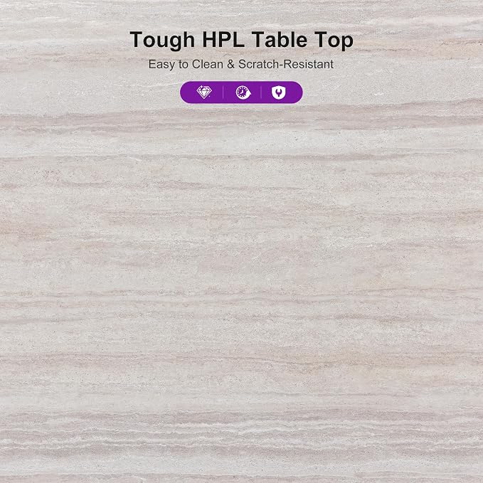 PURPLE LEAF 9 Pieces Outdoor Dining Set Patio Table and Chairs Set Aluminum - Image 5