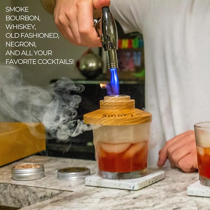 NobleSip Whiskey Cocktail Smoker Kit , All in 1 case to - Image 2