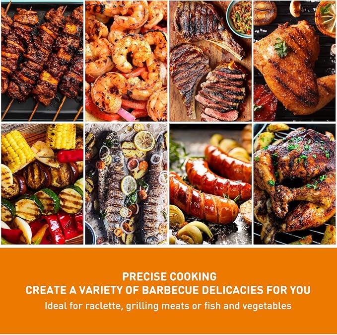 Electric BBQ Grill Techwood 15-Serving Outdoor Electric Grill - Image 8
