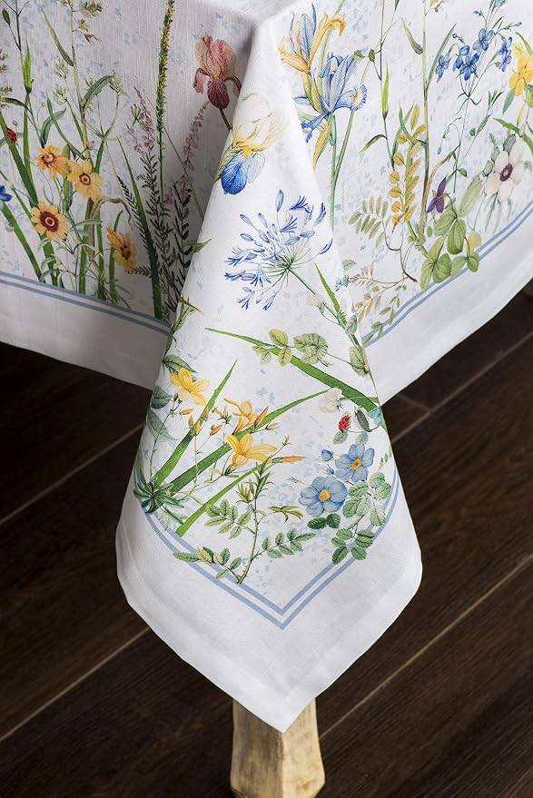 Maison d' Hermine Table Cloth Rectangle Table 100% Cotton 70 x 108 Inches - Image 8