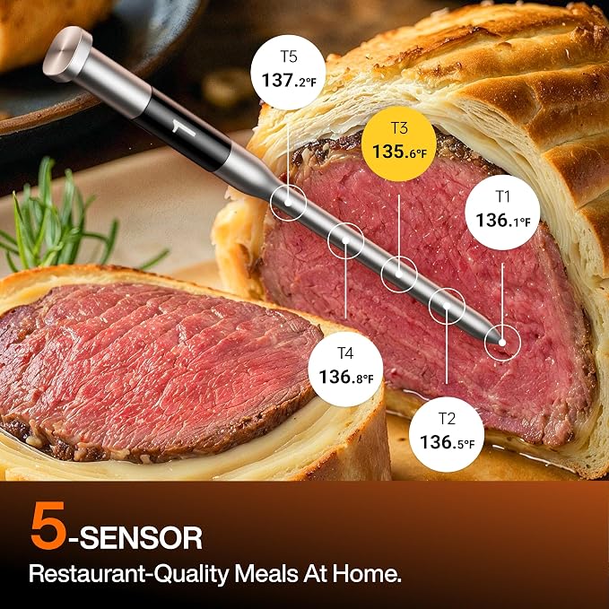Typhur Sync Oven with Smart Wireless Meat Thermometer Probe, 12‑in‑1 Countertop - Image 4