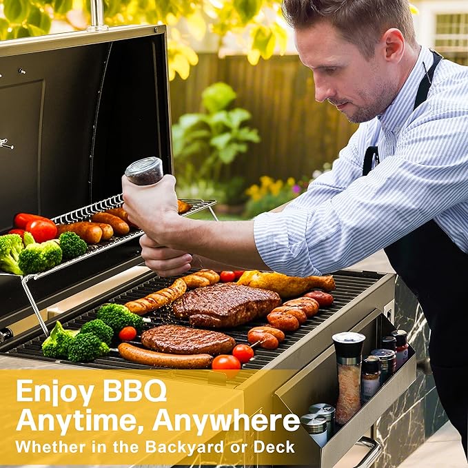 29 In Built-in Barbecue Grill, Charcoal bbq Grills - Image 3