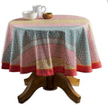 Maison d' Hermine Table Cloth Round Table 100% Cotton 63 Inches Tablecloth by MaisondHermine