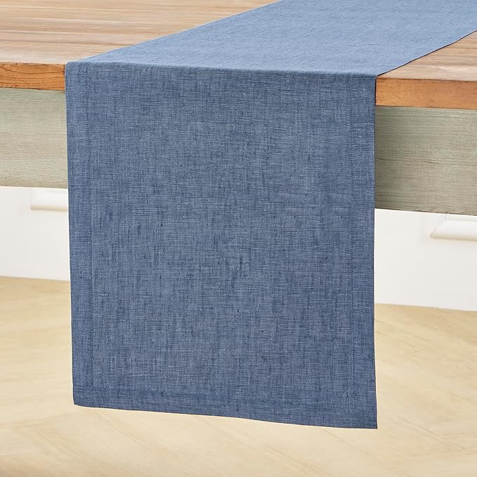 Solino Home Linen Table Runner 48 Inches by SolinoHome