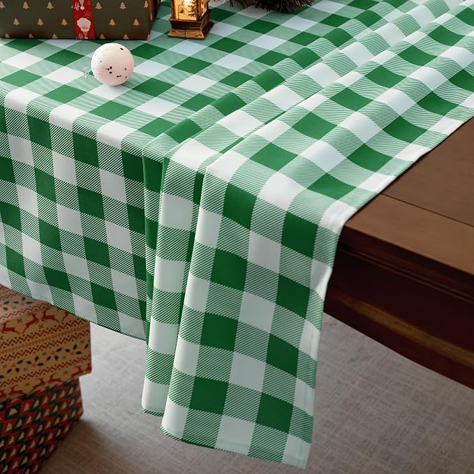 Classic Gingham Buffalo Tablecloth Fabric - Image 8