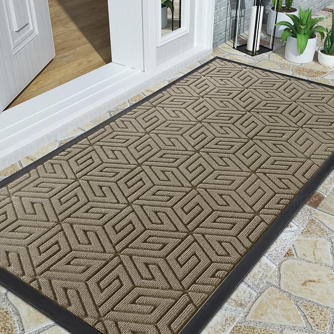 Yimobra Large Door Mat 47x24, All-Weather Waterproof Outdoor Mats by Yimobra
