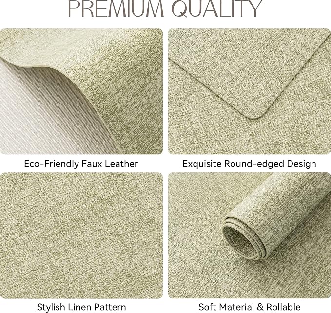 Romanstile Vinyl Placemats Set of 8-12 X 17 Inch - Image 5