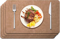 Maxpearl Faux Leather Placemats Set of 4 by Maxpearl