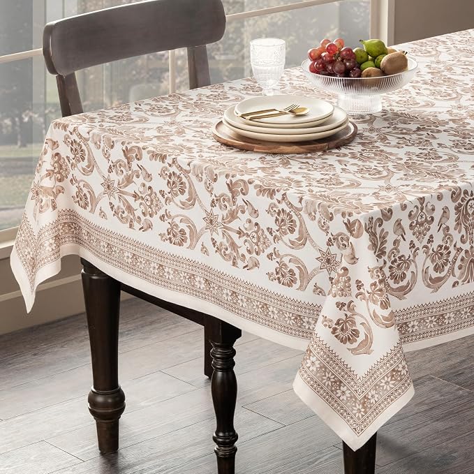 Maison d' Hermine Table Cloth Square Table 100% Cotton 54 x 54 Inches Fall - Image 9