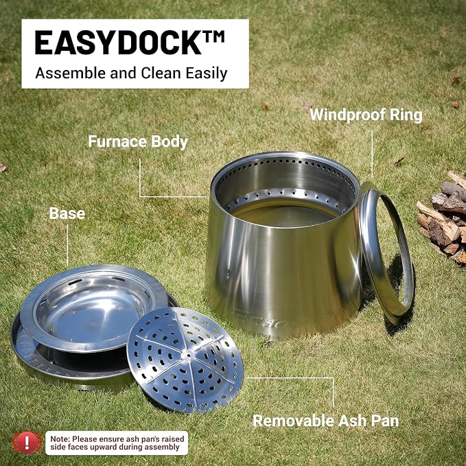 EchoSmile 18" Smokeless Firepit - Image 6