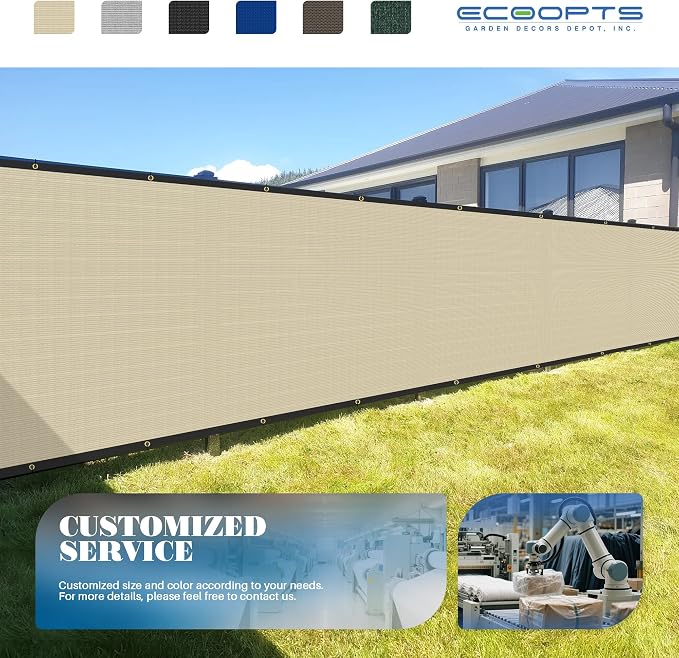 ECOOPTS 8'x92' Privacy Fence Screen Windscreen - Image 7