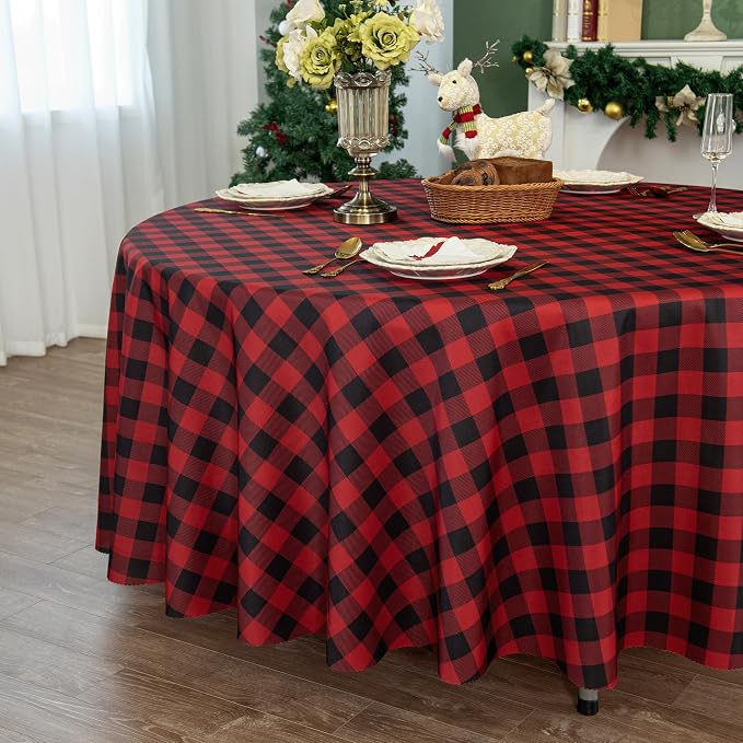 Waterproof Plaid Tablecloth Fabric - Image 6