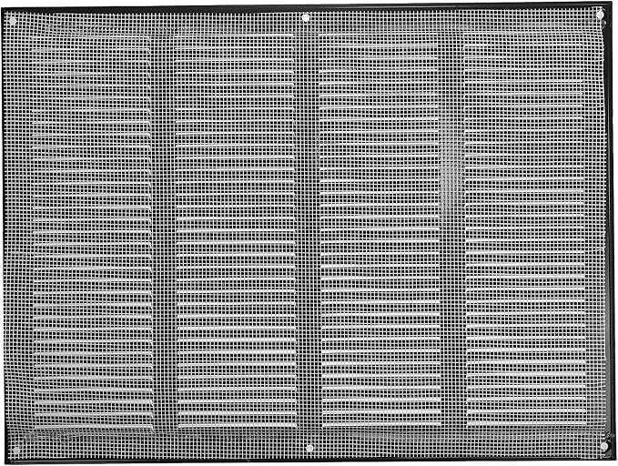 Repa Market 2-Pack Air Vent Cover 16x12 Inch Black Galvanized Steel Louvered - Image 7