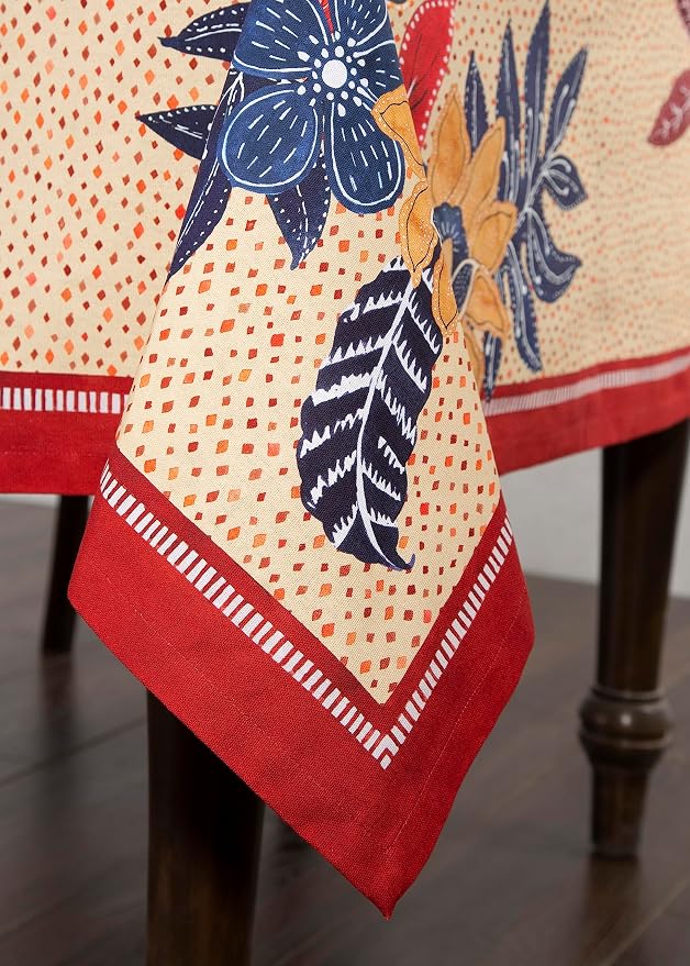 Maison d' Hermine Table Cloth Rectangle Table 100% Cotton 54 x 72 Inches Fall - Image 8