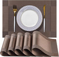 LEXMORE PlaceMats Set of 12 Vinyl/Plastic Woven Place Mats by lexmore