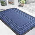 Buganda Front Door Mat Indoor Outdoor Entrance, Non-Slip Natural Rubber Doormats by Buganda